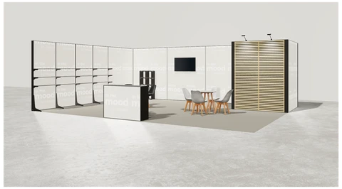 Stoisko w systemie M100 LED