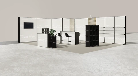 Stoisko w systemie M100 LED