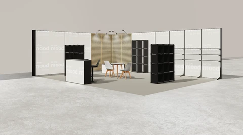 Stoisko w systemie M100 LED