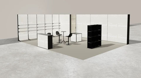 Stoisko w systemie M100 LED
