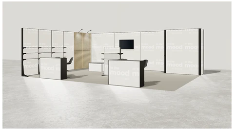 Stoisko w systemie M100 LED
