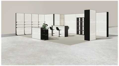 Stoisko w systemie M100 LED