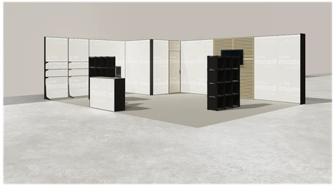 Stoisko w systemie M100 LED