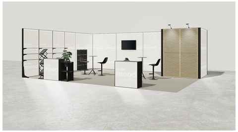Stoisko w systemie M100 LED