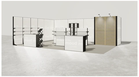 Stoisko w systemie M100 LED