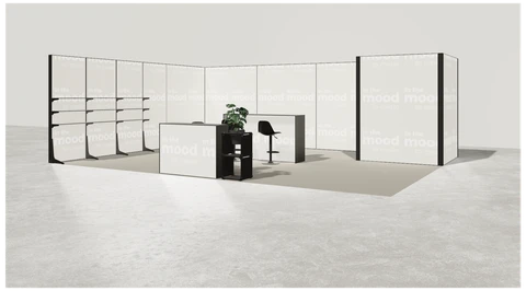 Stoisko w systemie M100 LED