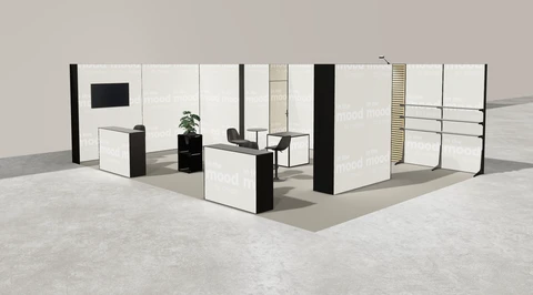 Stoisko w systemie M100 LED