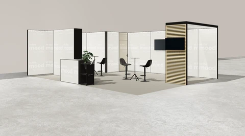 Stoisko w systemie M100 LED