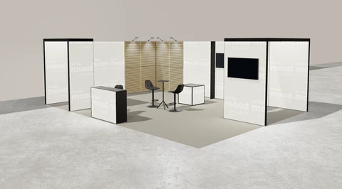 Stoisko w systemie M100 LED