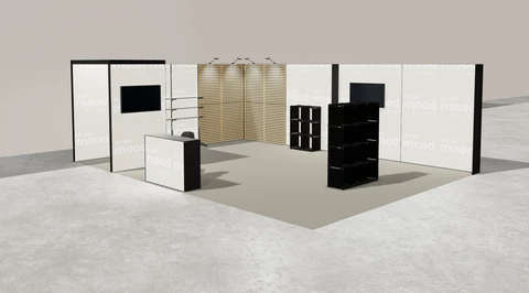 Stoisko w systemie M100 LED
