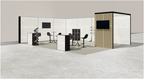 Stoisko w systemie M100 LED