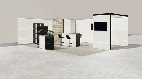 Stoisko w systemie M100 LED