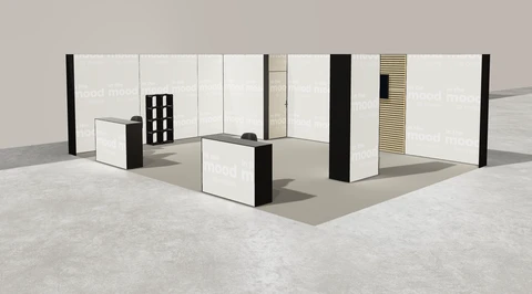 Stoisko w systemie M100 LED