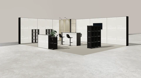 Stoisko w systemie M100 LED