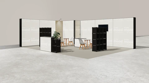 Stoisko w systemie M100 LED