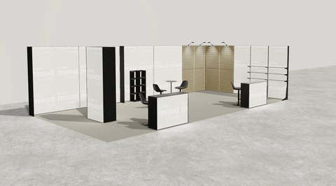 Stoisko w systemie M100 LED