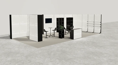 Stoisko w systemie M100 LED
