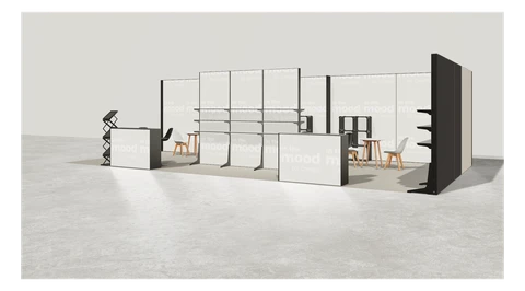 Stoisko w systemie M100 LED