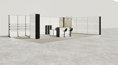 Stoisko w systemie M100 LED