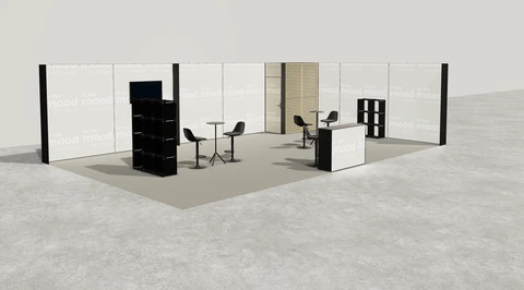 Stoisko w systemie M100 LED