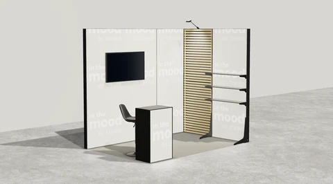 Stoisko w systemie M100 LED