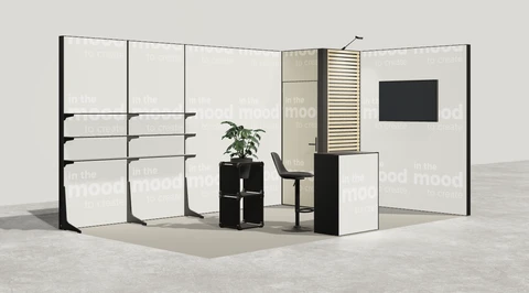 Stoisko w systemie M100 LED