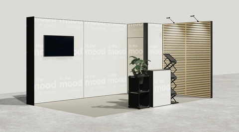 Stoisko w systemie M100 LED