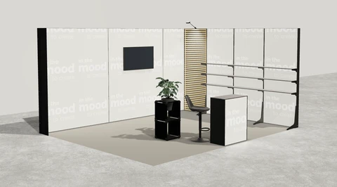 Stoisko w systemie M100 LED