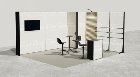 Stoisko w systemie M100 LED
