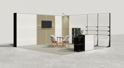 Stoisko w systemie M100 LED