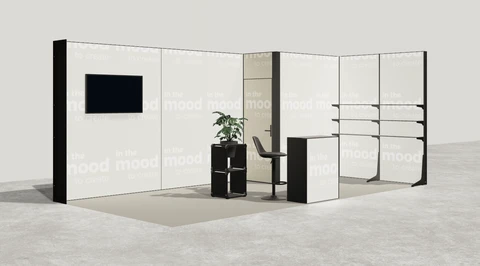 Stoisko w systemie M100 LED