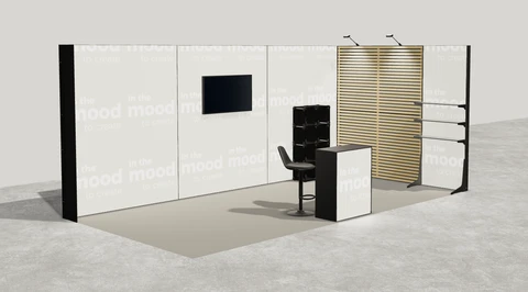 Stoisko w systemie M100 LED