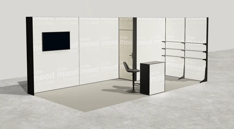 Stoisko w systemie M100 LED