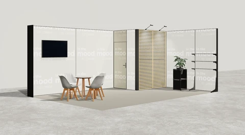 Stoisko w systemie M100 LED