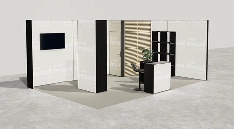 Stoisko w systemie M100 LED