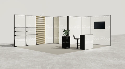 Stoisko w systemie M100 LED