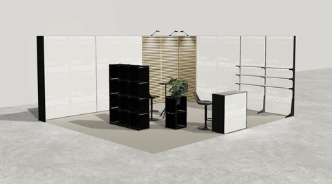Stoisko w systemie M100 LED