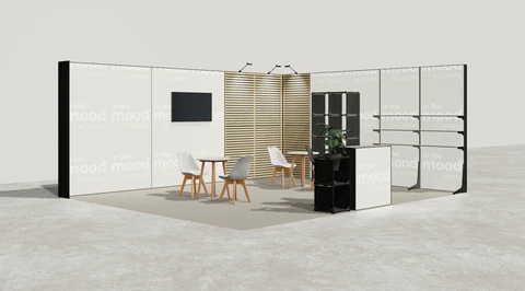 Stoisko w systemie M100 LED