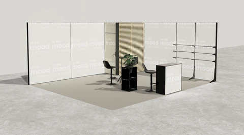 Stoisko w systemie M100 LED