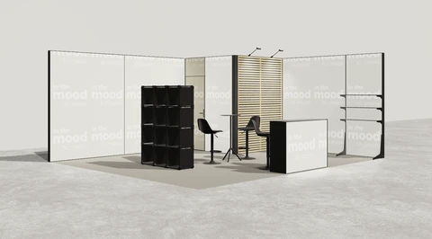 Stoisko w systemie M100 LED