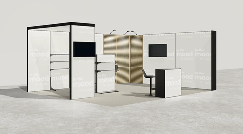 Stoisko w systemie M100 LED