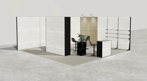 Stoisko w systemie M100 LED