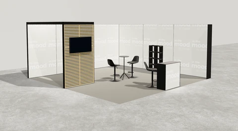Stoisko w systemie M100 LED