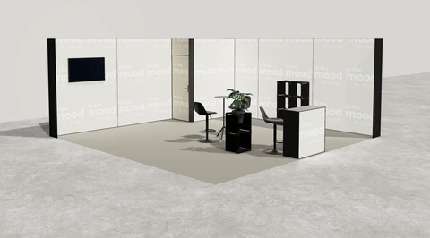 Stoisko w systemie M100 LED