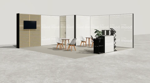 Stoisko w systemie M100 LED