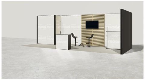 Stoisko w systemie M100 LED