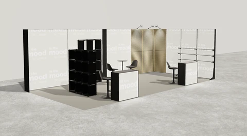 Stoisko w systemie M100 LED