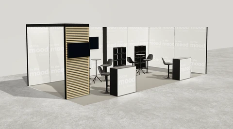 Stoisko w systemie M100 LED