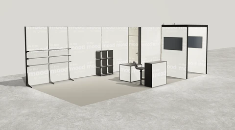 Stoisko w systemie M100 LED