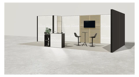 Stoisko w systemie M100 LED